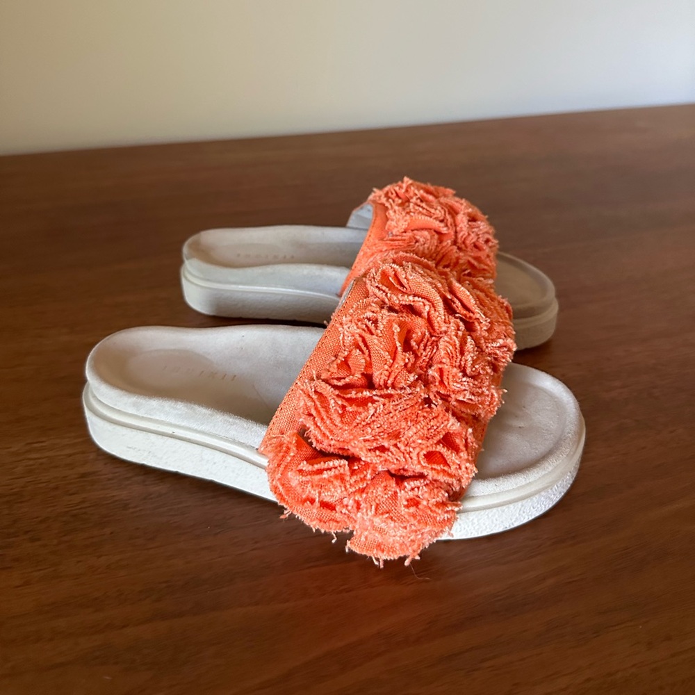 Inuikii Orange Floral Sandals